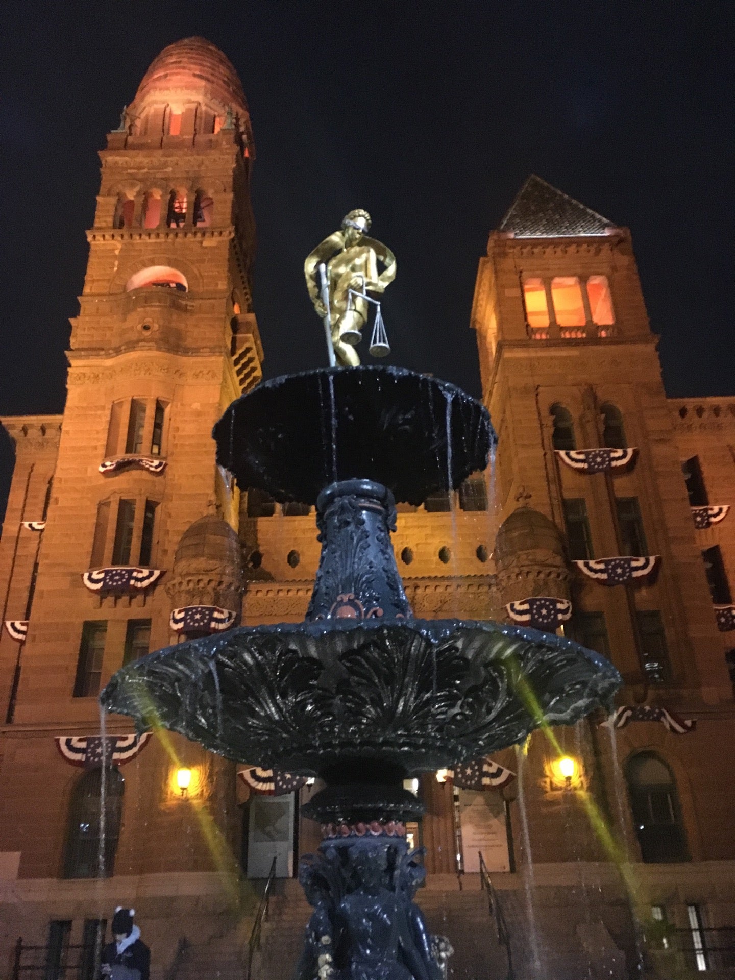 Lady Justice Fountain Bexar County Water Conservation, 300 Dolorosa