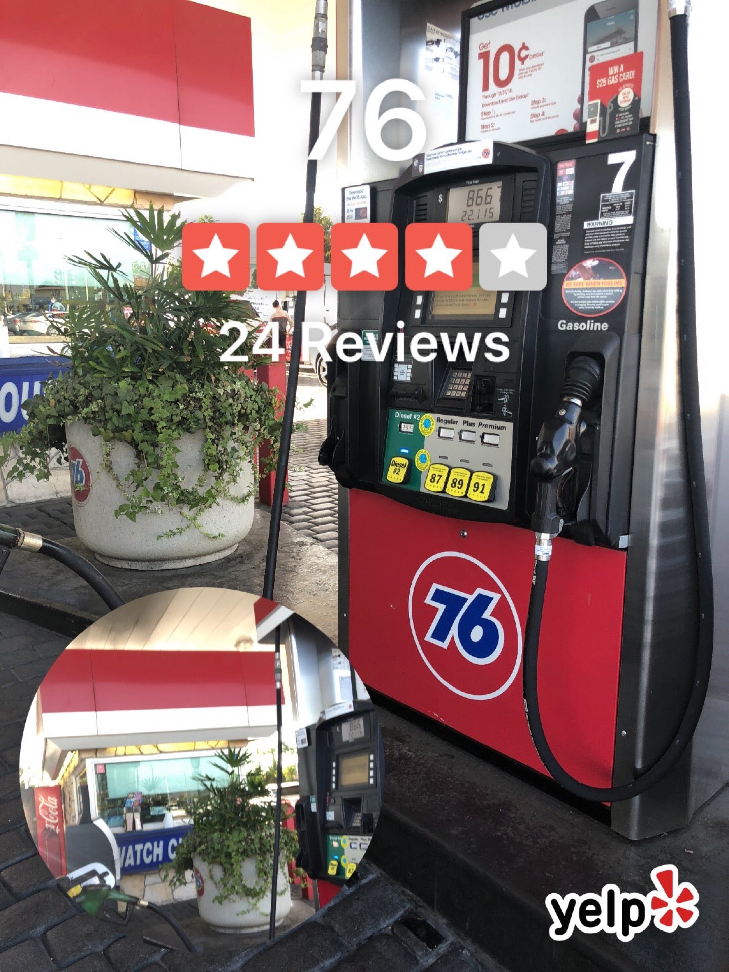 76 Gas Station, 8970 Duarte Rd, San Gabriel, CA, Gas Stations MapQuest