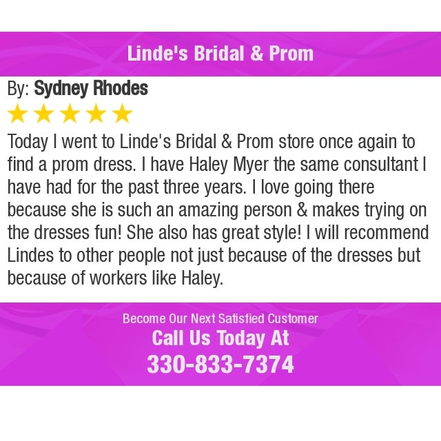 Linde's bridal hot sale & prom