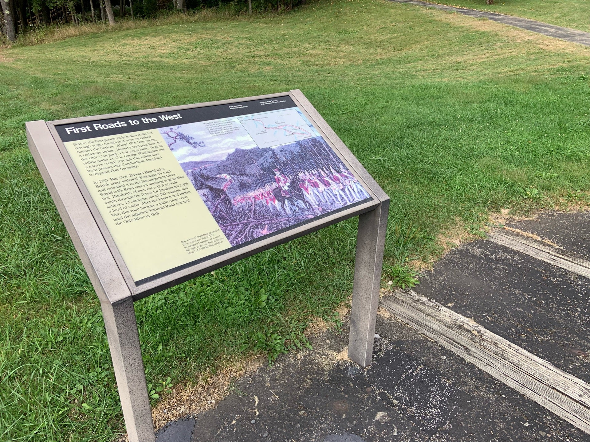 Historic Braddock Road, Hopwood, PA, Trail MapQuest