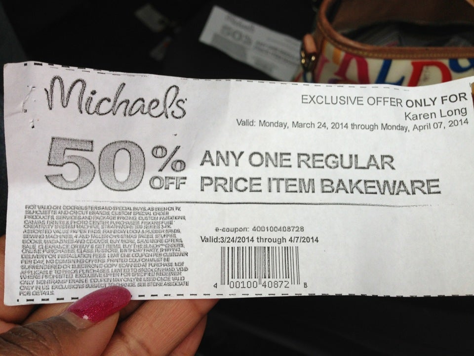 Michael's: 20% Off Entire Purchase 8/30-9/2 -  michaels-coupon-2/