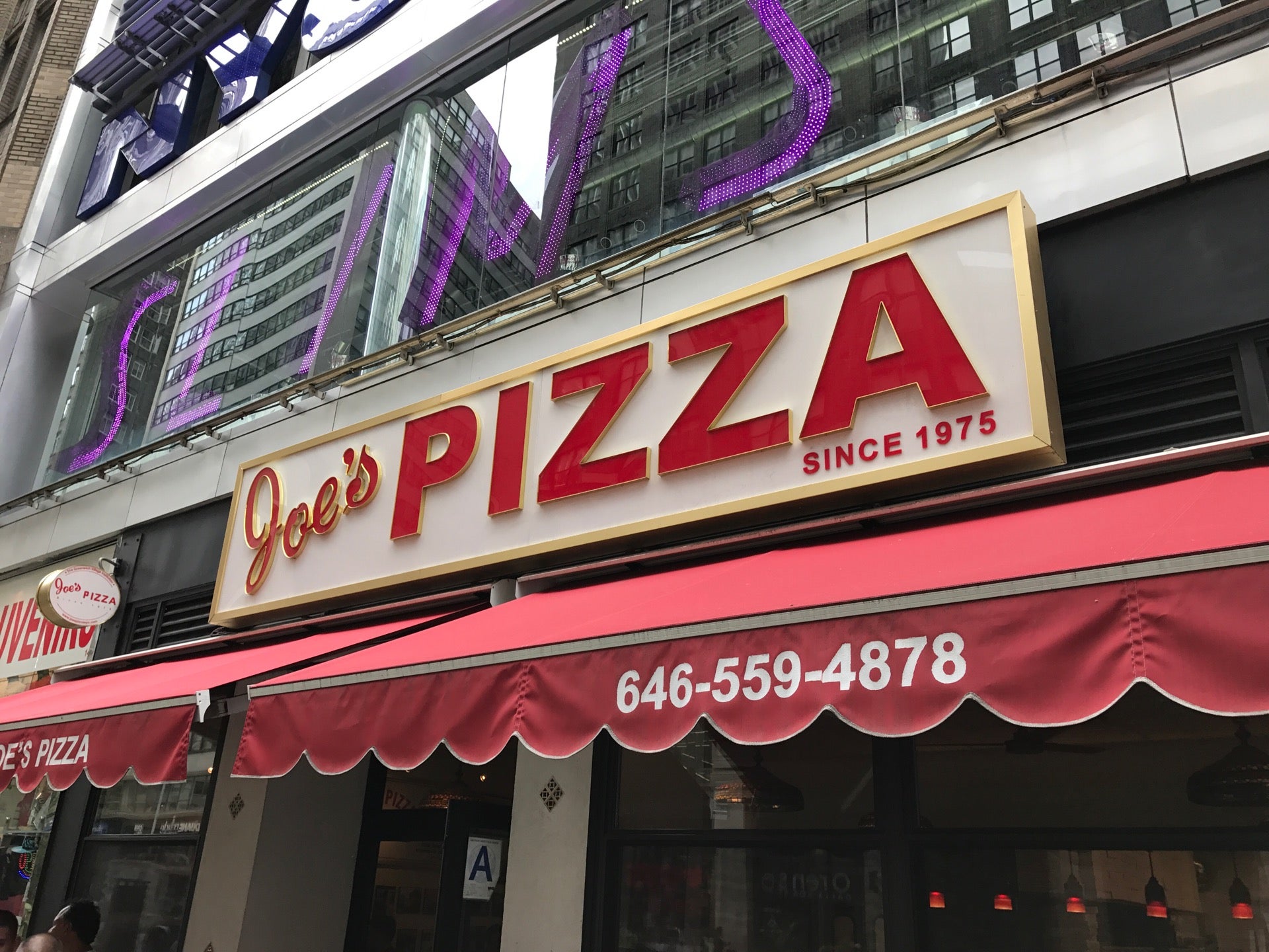 Joe's Pizza, 1435 Broadway, New York City, NY, Pizza MapQuest