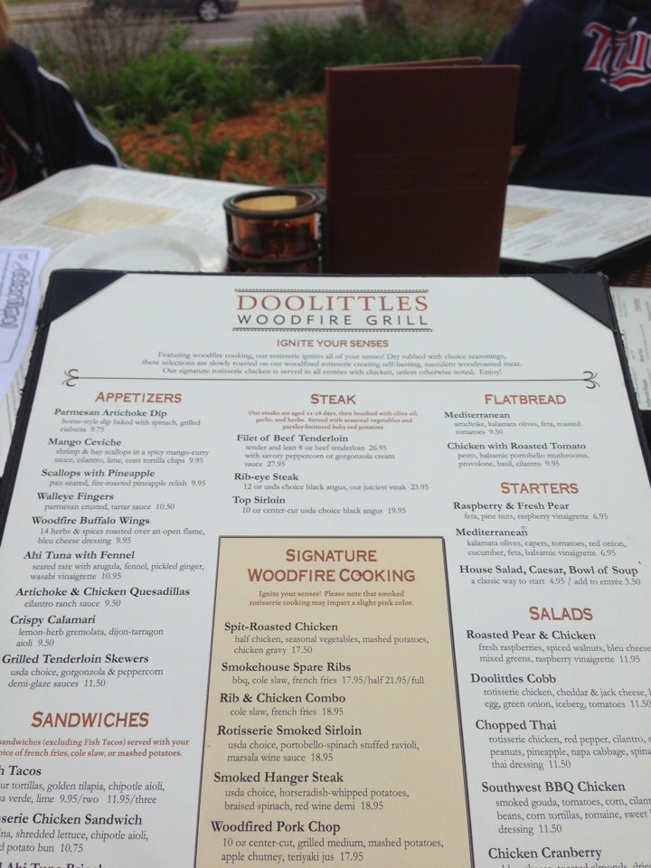 Doolittles Woodfire Grill - Eagan Restaurant - Eagan, MN