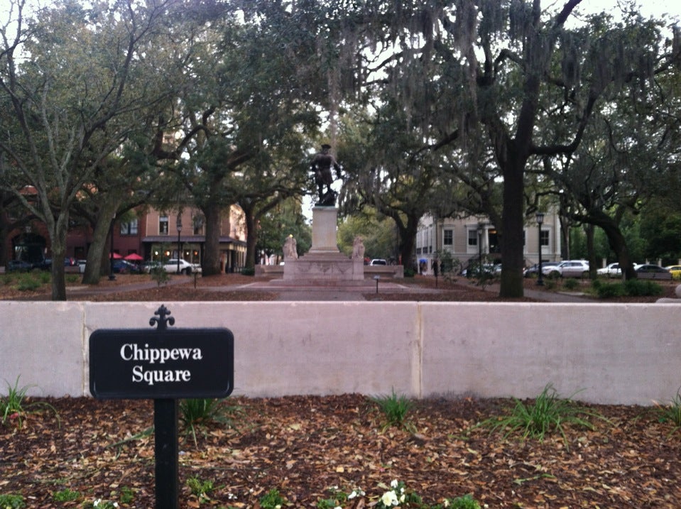 Forrest Gump s Bench Chippewa Square Savannah GA MapQuest