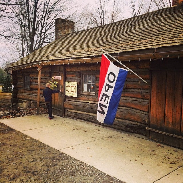 Burton Log Cabin 14590 E Park St Burton OH MapQuest