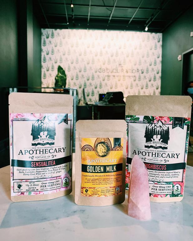 Shop The Brothers Apothecary Golden Milk Hemp CBD Tea Online