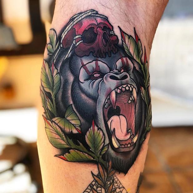 gorilla tattoo  All Things Tattoo