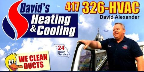 David's Heating u0026 Cooling, 4440 S 170th Rd, Bolivar, MO, Plumbing Heating u0026 Air  Conditioning - MapQuest