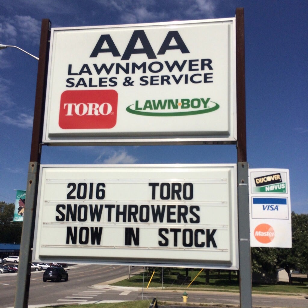 Lawnmower sales & online service