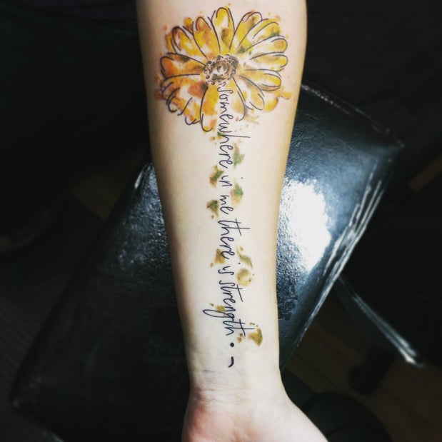 Phoenix tattoo with spina bifida ribbon  Tattoos Phoenix tattoo Spina  bifida