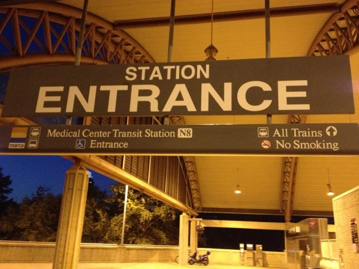 MARTA Medical Center Station 5711 Peachtree Dunwoody Rd NE