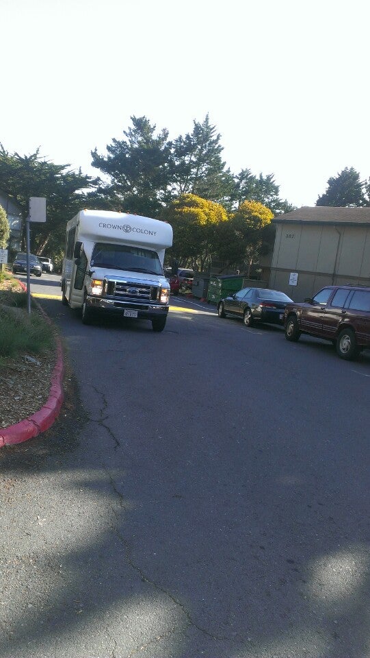 Crown Colony Shuttle Stop, Daly City, CA, Bus Lines MapQuest