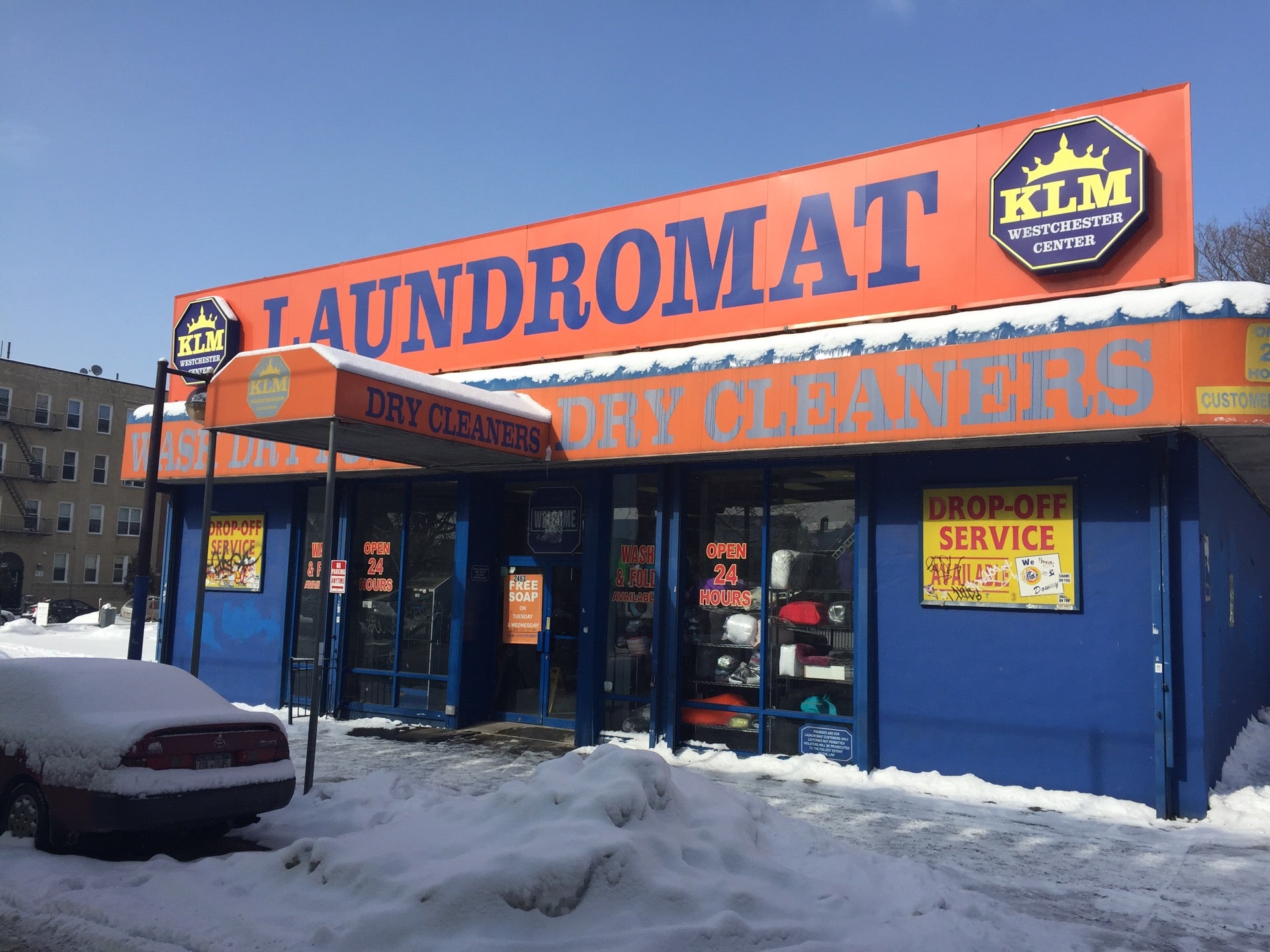 KLM Laundromat, 2463 Westchester Ave, Bronx, NY, Laundries MapQuest