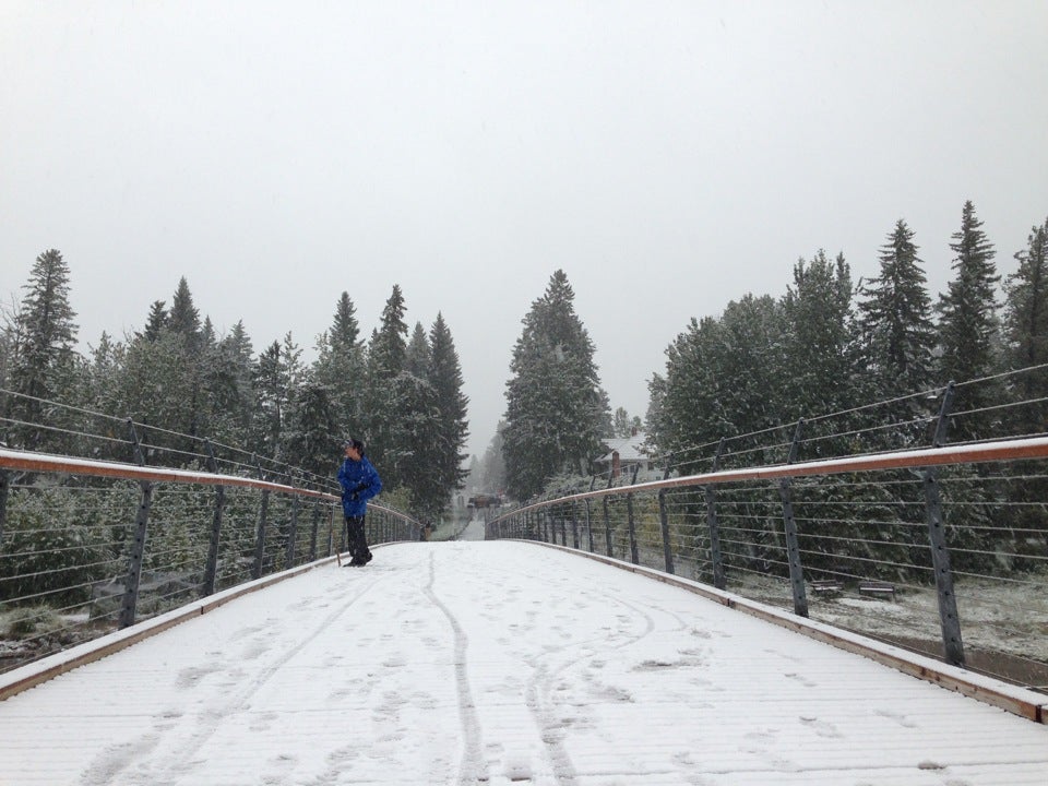 Muskrat Street Bridge, Buffalo St, Banff, AB, Bridge MapQuest