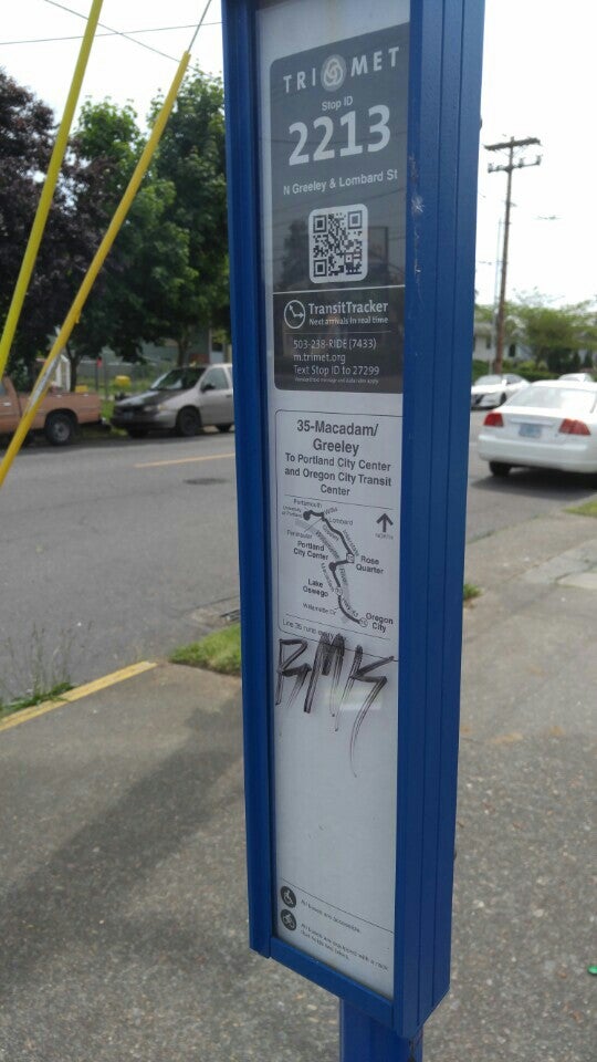 TriMet Stop ID 2213, N Lombard St, Portland, OR, Bus Lines MapQuest
