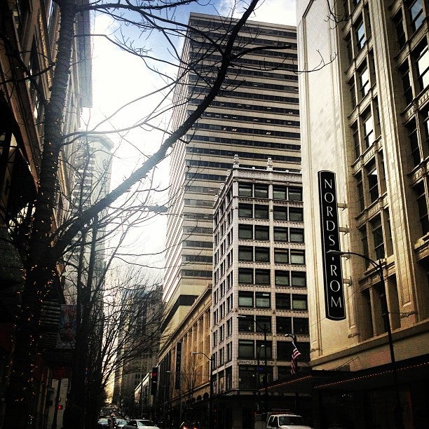 Nordstrom Flagship downtown Seattle, closed as the US work…