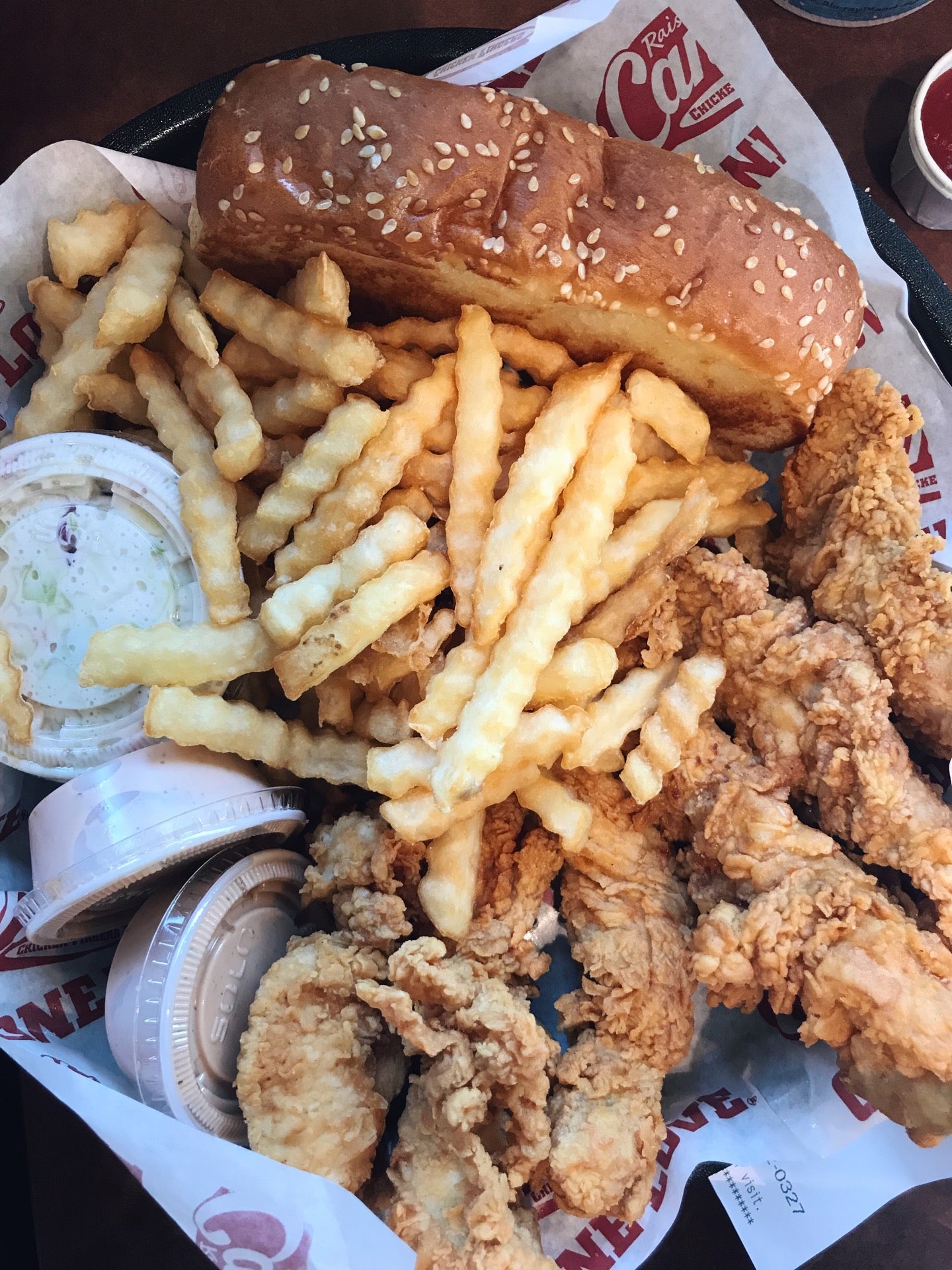 Raising Cane's Chicken Fingers, 9265 Firestone Blvd, Downey, CA, Eating