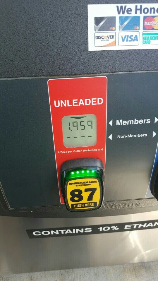 BJ's Wholesale Club Gas Station, 3303 Plank Rd, Fredericksburg, VA, Gas