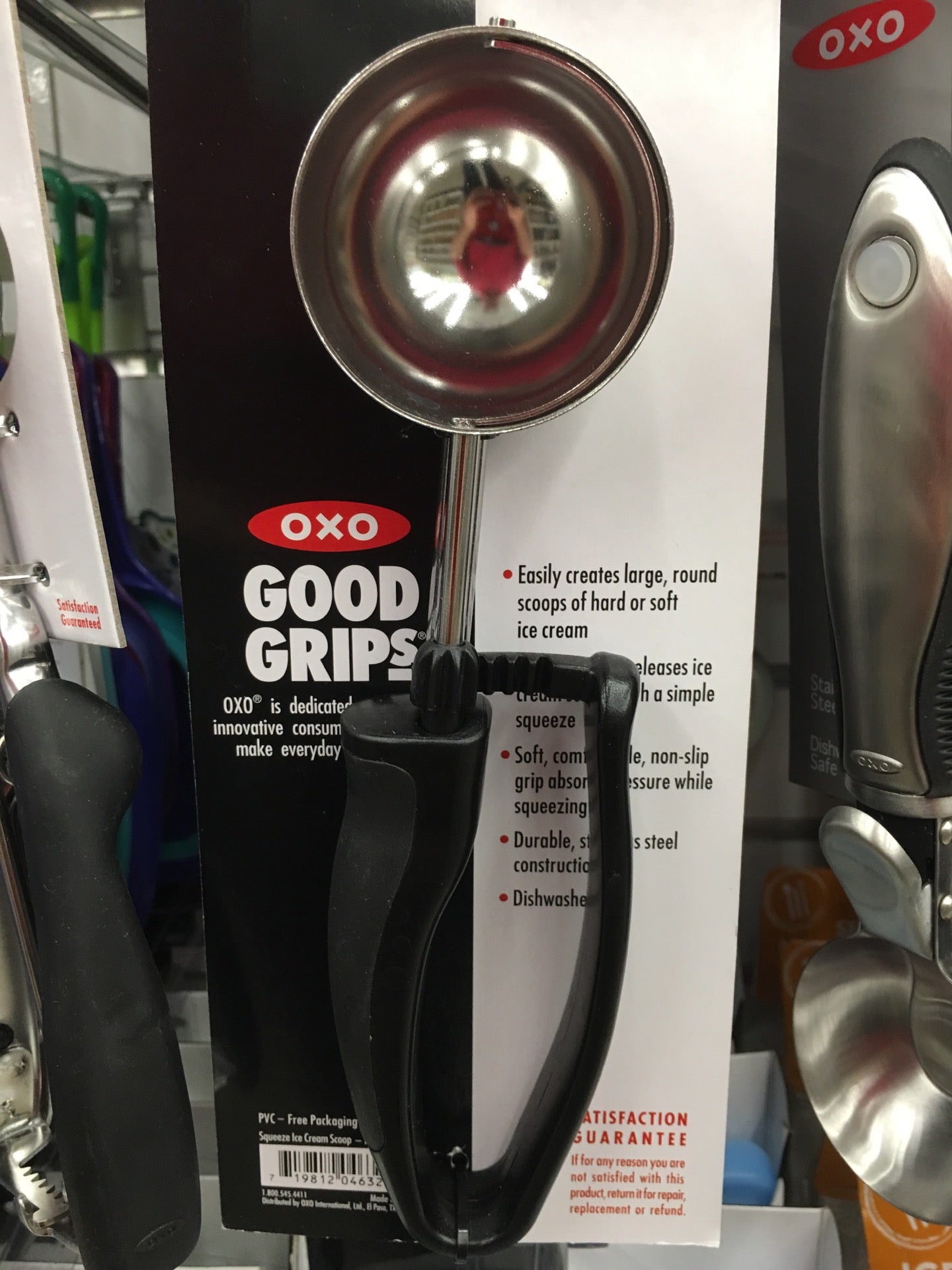 OXO Good Grips Medium Cookie / Ice Cream Scoop -stainless Steel -dishwasher  Safe for sale online