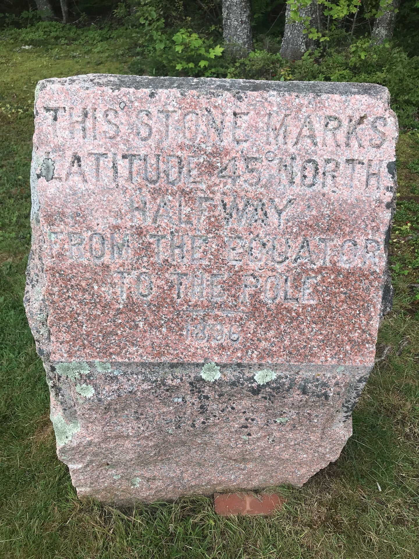 45th Parallel Marker, US-1, Perry, Town of, ME - MapQuest 