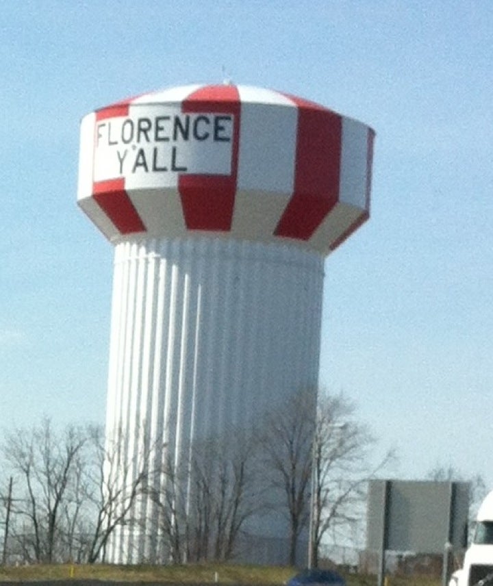 Florence Y'all Water Tower, 500 Mall Circle Rd, Florence, KY, Historical  Places - MapQuest