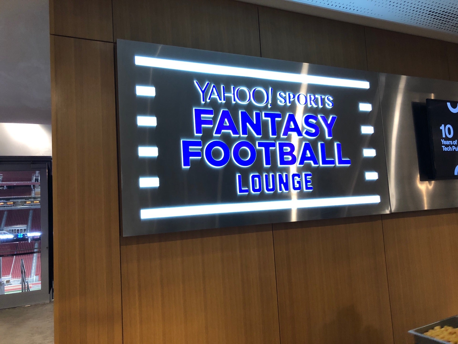 YAHOO FANTASY FOOTBALL LOUNGE - 4900 Marie P DeBartolo Way, Santa