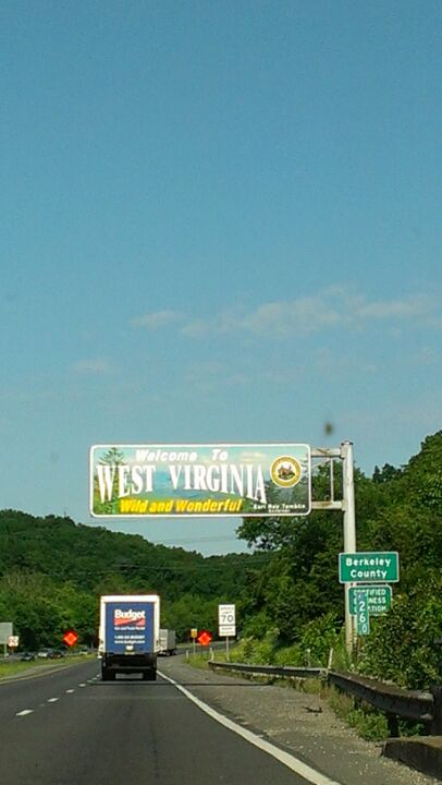 Maryland / West Virginia State Border, Williamsport, MD, Travel ...