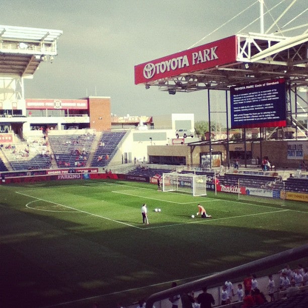 view from Section 129 - Picture of SeatGeek Stadium, Bridgeview