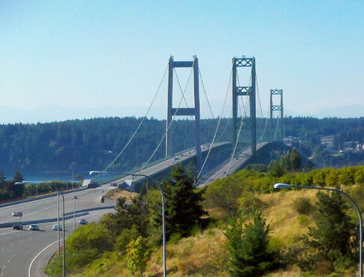 Tacoma Narrows Bridge, Tacoma, WA, Historical Places - MapQuest