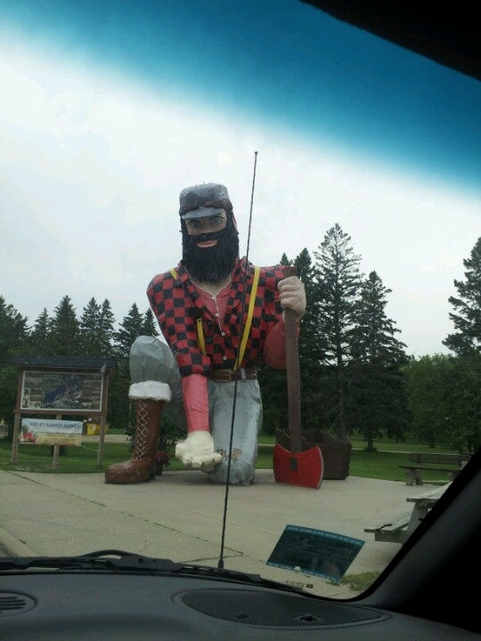 World's Largest Paul Bunyan Statue, Broadway St, Akeley, MN, Landmark