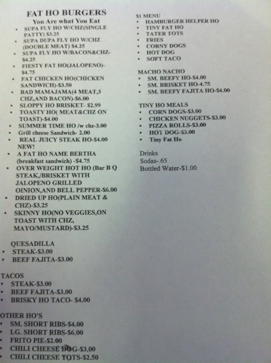 Fat Ho Burgers, 719 S 11th St, Waco, TX MapQuest