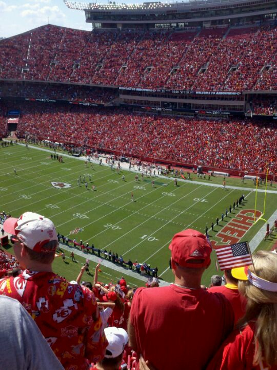 Section 343 at Arrowhead Stadium 