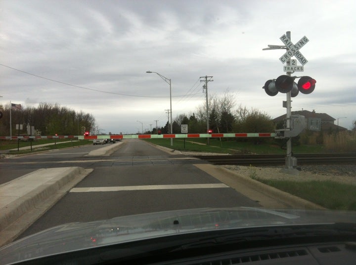 RR Tracks By The Firestation, Wolf Road, Frankfort, IL, Commuter Rail