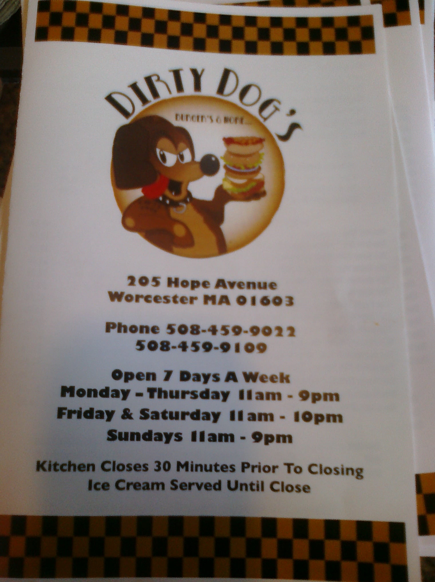 Dirty Dogs Burgers More & Sfd, 205 Hope Ave, Worcester, MA, Burger ...