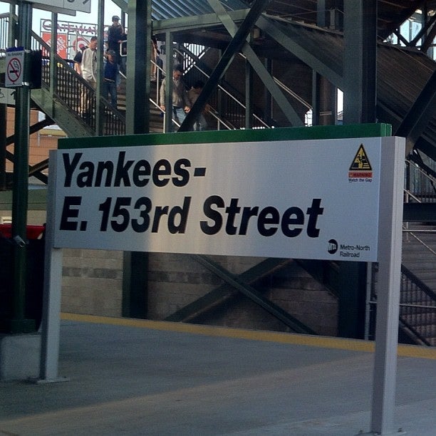 Metro North YankeesE. 153rd Street Train Station, Bronx, NY