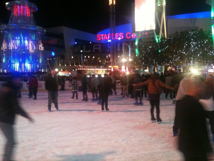 LA Live Ice Skating Rink, Chick Hearn Ct, Los Angeles, CA MapQuest
