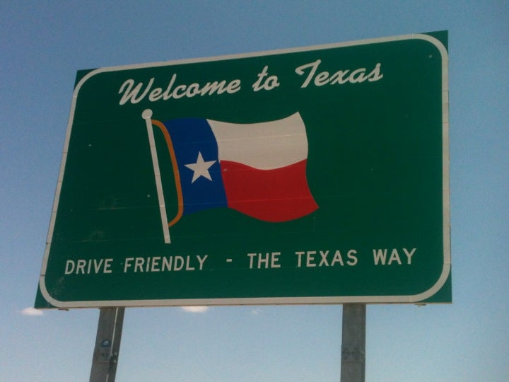 Texas/New Mexico Line, US Highway 87, Texline, TX MapQuest