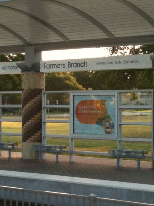 Farmers Branch Dart Rail Station, Unnamed Feature, DALLAS, Texas ...