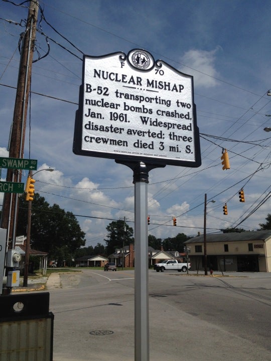 Goldsboro Hydrogen Bomb Broken Arrow Site, Pikeville, NC MapQuest