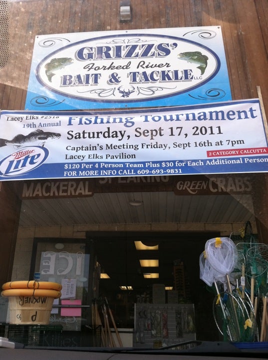Grizz's Forked River Bait & Tackle, 232 N Main St, Lacey Twp, NJ