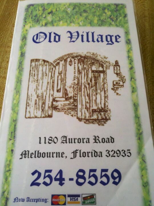 Old Village Restaurant, 1180 Aurora Rd, Melbourne, FL MapQuest
