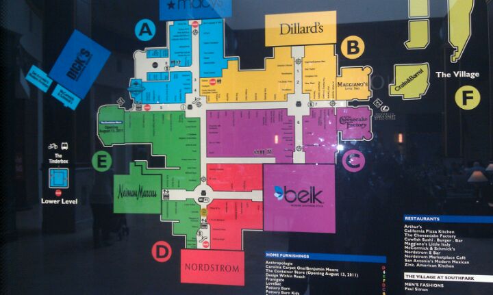 southpark mall map