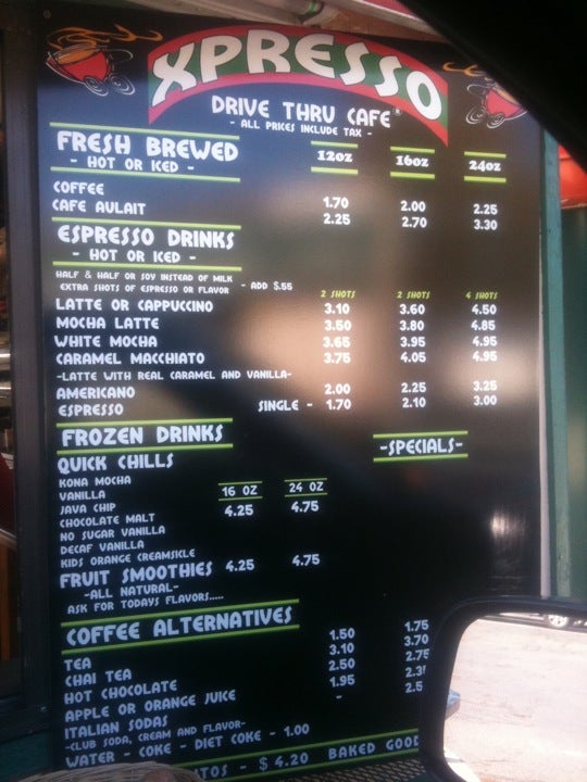 Xpresso Drive Thru Cafe, 3401 E 1st Ave, Denver, CO, Coffee & Tea