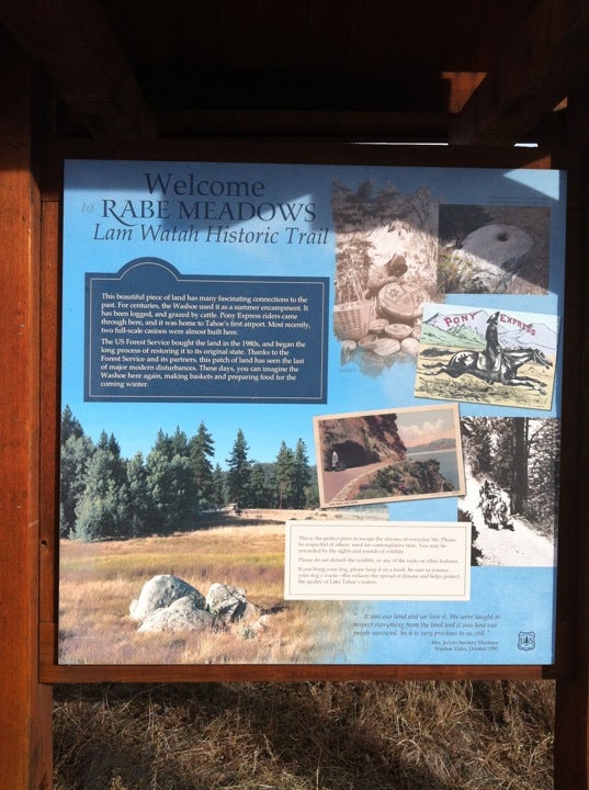 Lam Watah Trail, Stateline, NV, Trail MapQuest