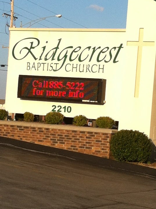 Ridgecrest Baptist Church, 2210 W Republic Rd, Springfield, MO, Church