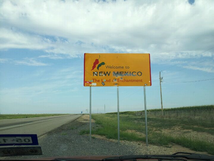 Texas/New Mexico Line, US Highway 87, Texline, TX, Travel Adventure MapQuest