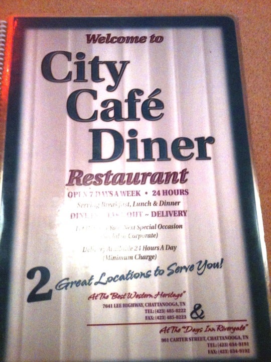 City Cafe Diner, 7641 Lee Hwy, Chattanooga, TN, Cafes - MapQuest