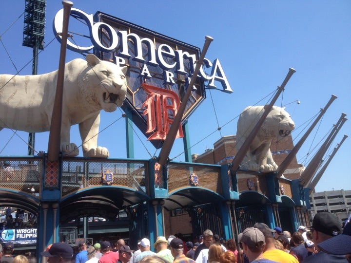 Entrance to Comerica Park in Detroit, Michigan - SuperStock