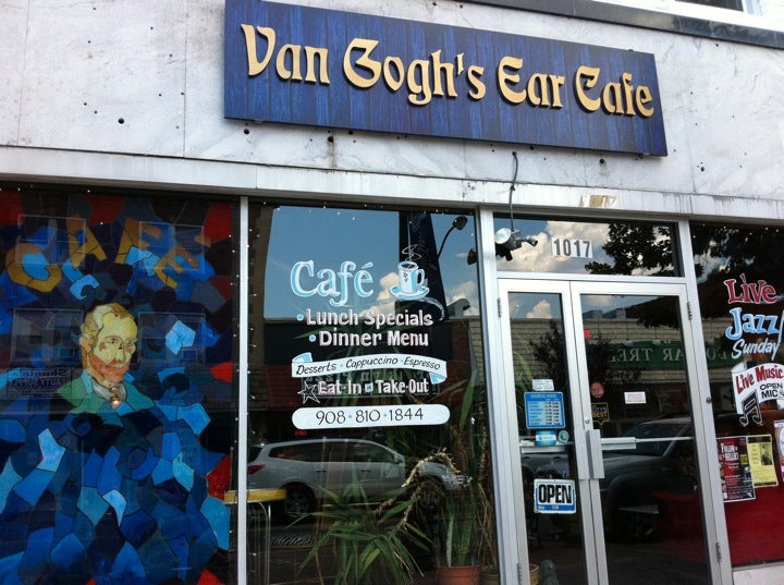 Van Gogh's Ear Cafe, 1017 Stuyvesant Ave, Union, NJ, Cafe MapQuest