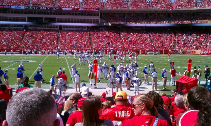 Section 120 at Arrowhead Stadium 